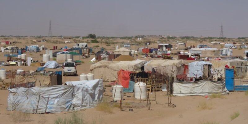 احد مخيمات النازحين في مأرب - اياد البريهي